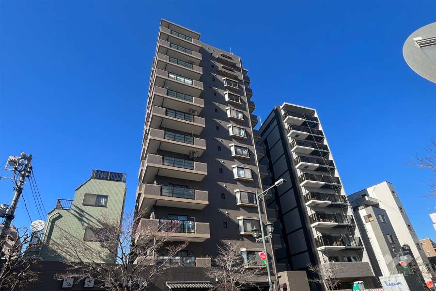 コスモ田端北の外観（南東側から）