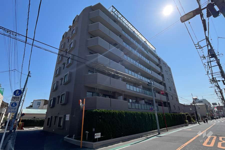 ダイアパレス町屋ファーストステージの外観（北西側から）