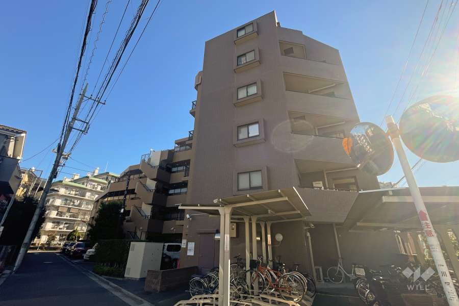 マイキャッスル田端さくら通りの外観（北側から）