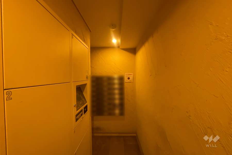 共用ポストと宅配ボックス