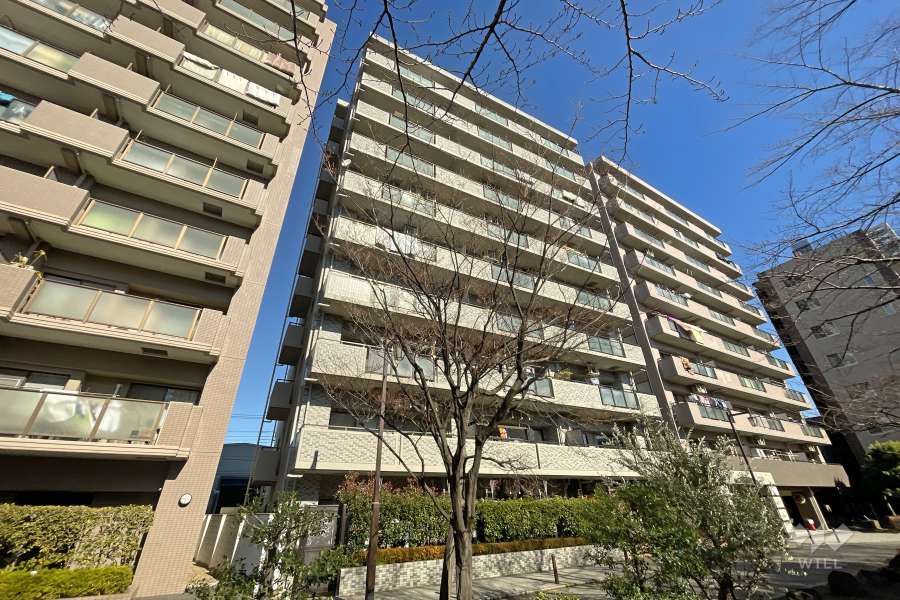 メディウス尾久の原公園の外観（南西側から）