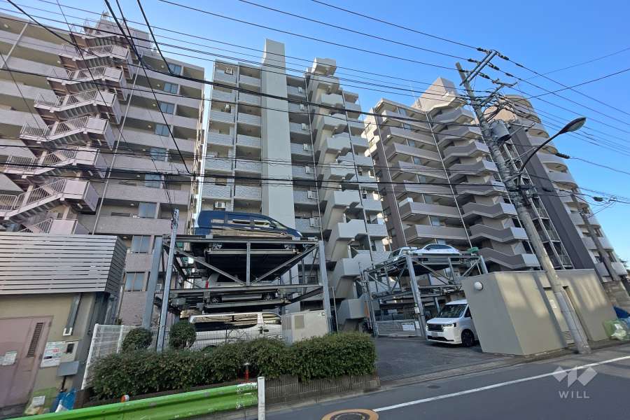 メディウス尾久の原公園の外観（北東側から）