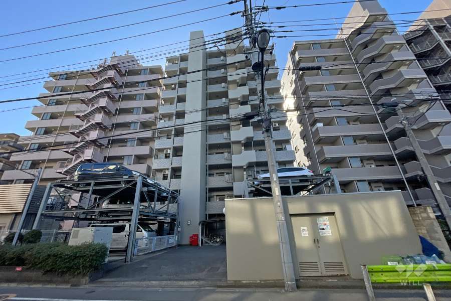 メディウス尾久の原公園の外観（北西側から）