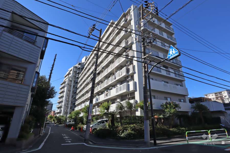 ライオンズガーデン町屋の外観(北東側から)