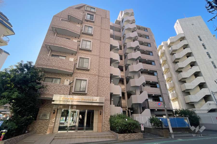 ライオンズマンション町屋第3の外観（北東側から）