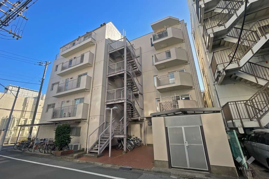 ライオンズマンション尾久第2の外観（北西側から）