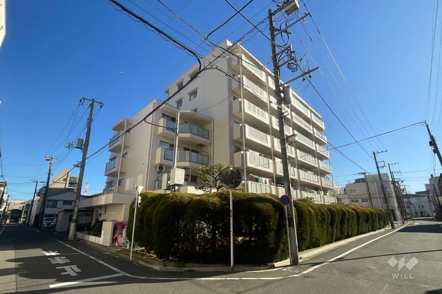 西尾久ビューハイツの外観（北西側から）