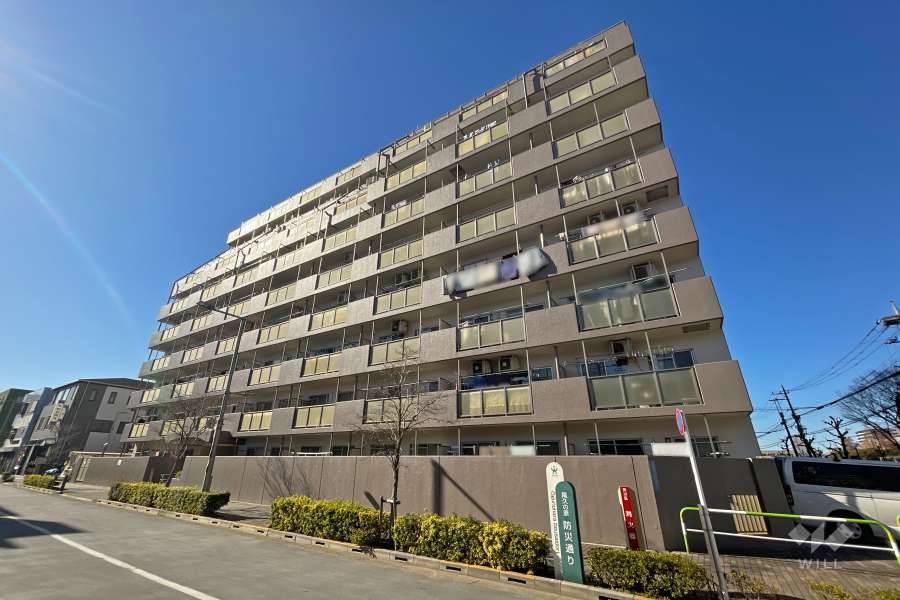 町屋ビューハイツの外観（北東側から）