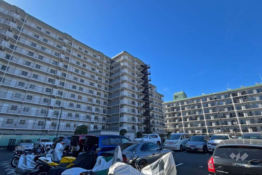 田端スカイハイツの外観（北東側から）