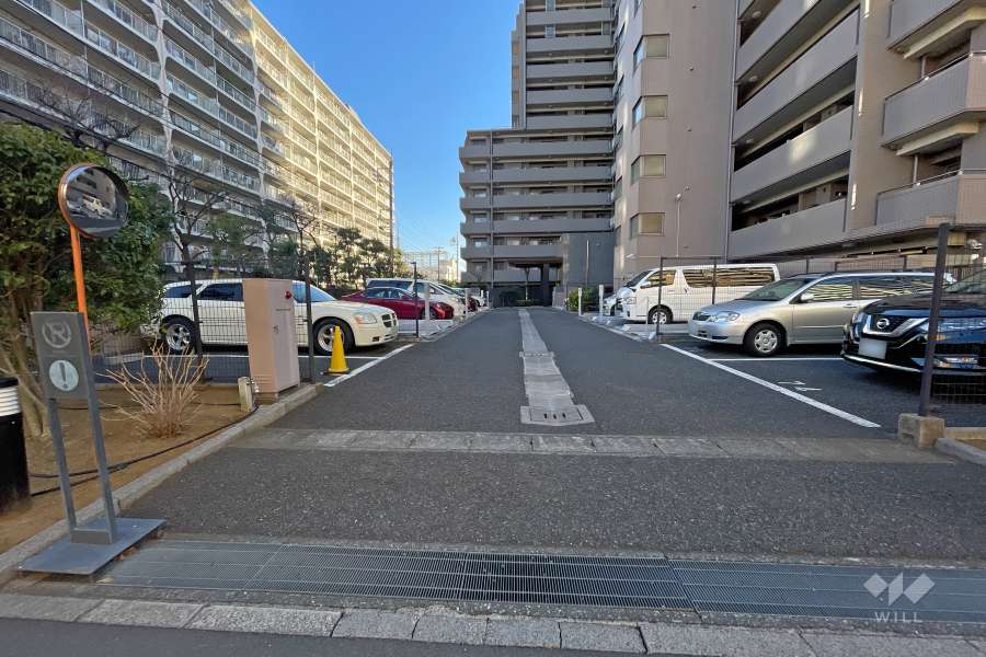 駐車場の出入り口