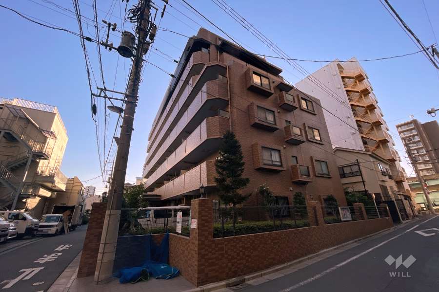 ダイアパレスグランデージ千住大橋の外観（北東側から）