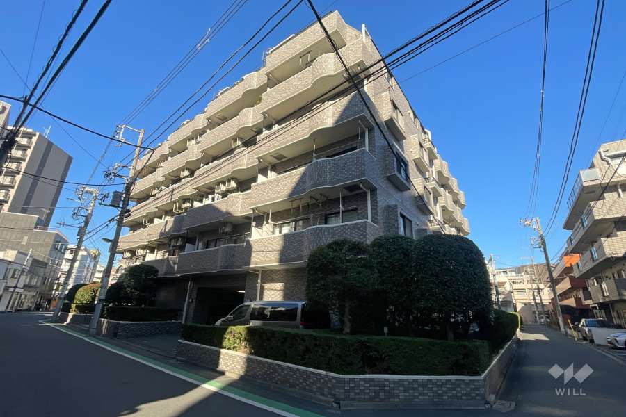 ライオンズプラザ日暮里の外観（南東側から）