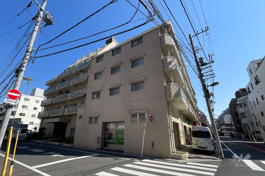 藤和日暮里コープの外観（南西側から）