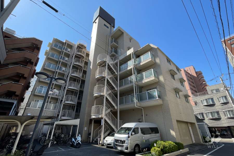 藤和日暮里コープの外観（北東側から）