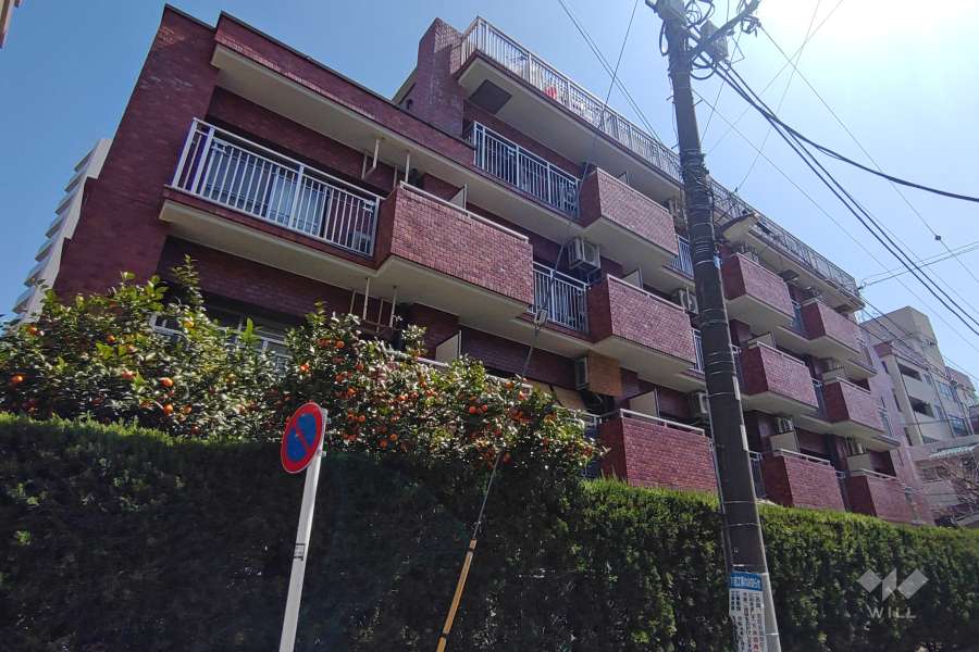 エルアルカサル西日暮里の外観（西側から）