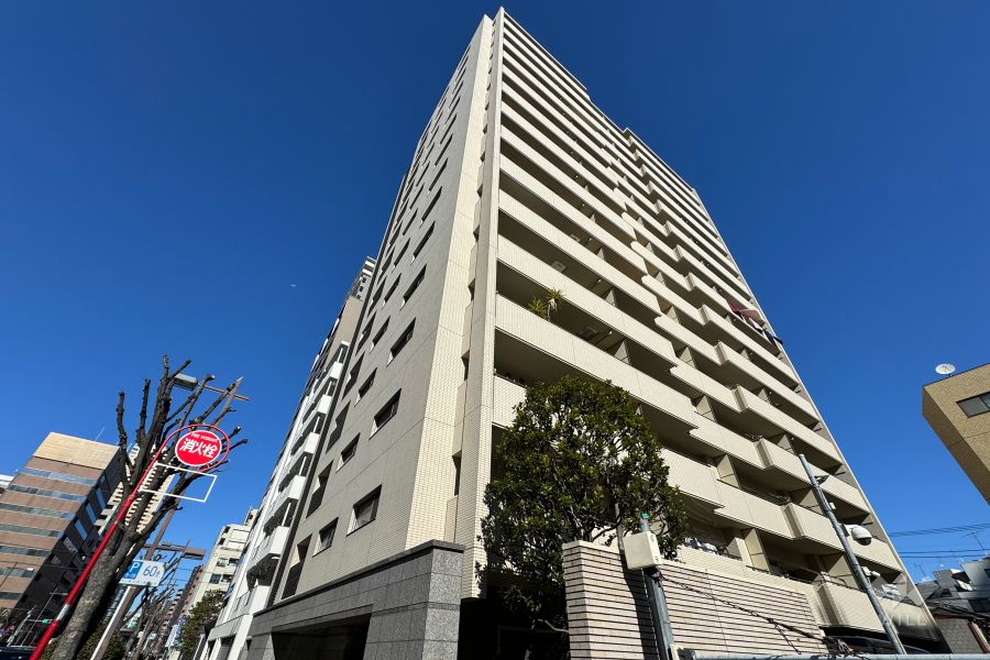 コスモ日暮里シティフォルムの外観（南側から）