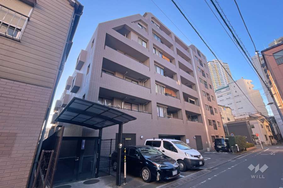 シャリエ日暮里の外観（北西側から）