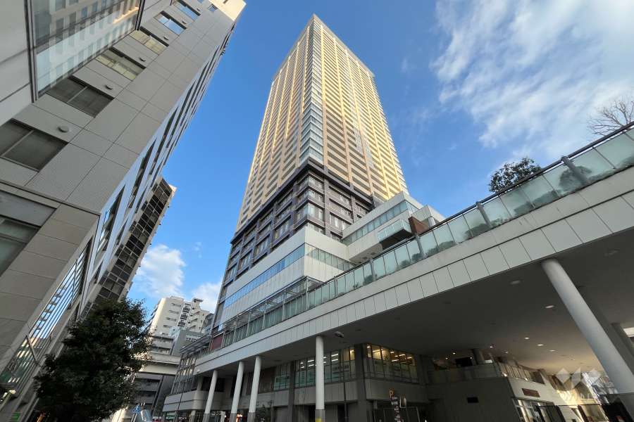 ステーションガーデンタワーの外観（南西側から）