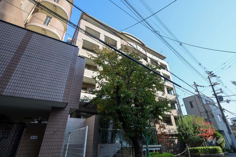 アービング池田桜通りの外観（南西側から）