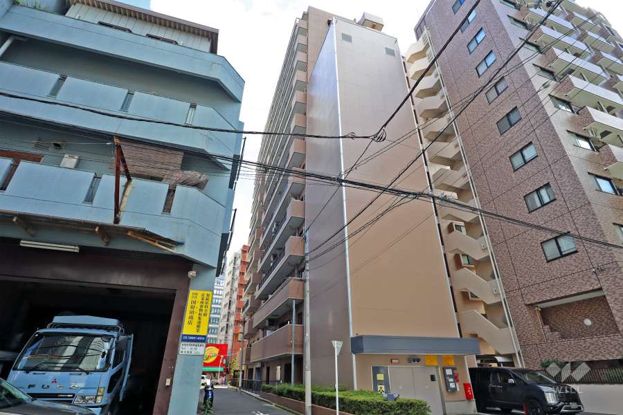 モリス日暮里駅前の外観(北東側から)