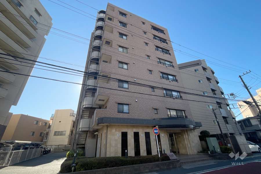 西日暮里ローヤルコーポの外観（北西側から）