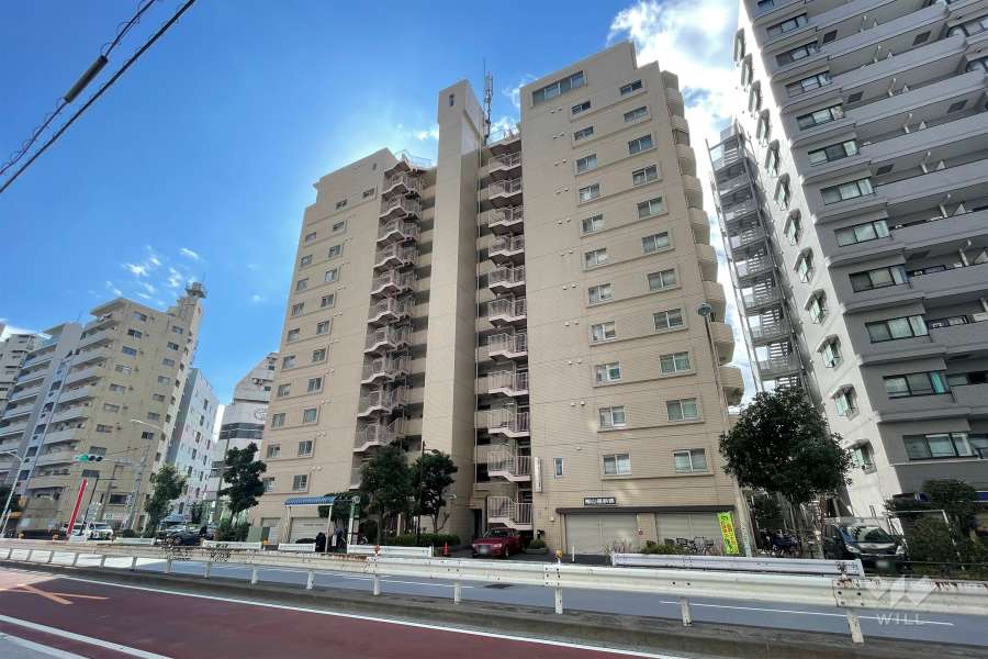 アルス三ノ輪の外観（北側から）