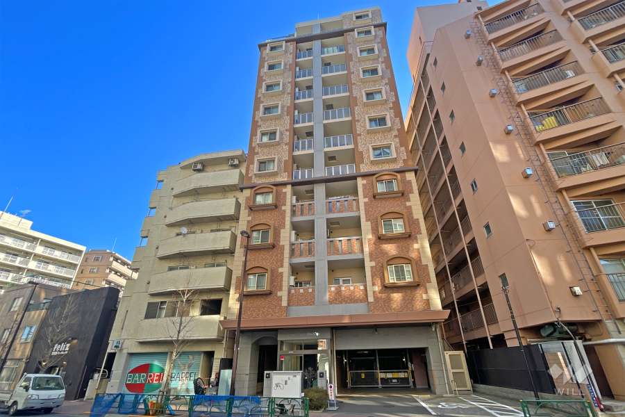 ライオンズヴィアーレ町屋の外観（西側から）