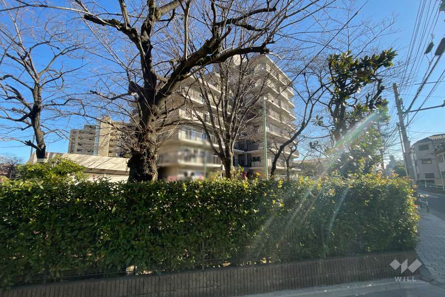 カネボウ町屋グリーンマンションの外観（北西側から）