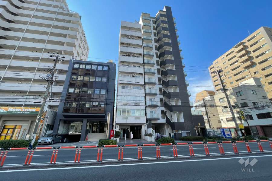 グローリア初穂田端の外観（北東側から）