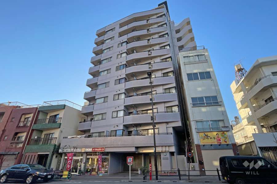 ウィン南千住エクシオンの外観（北東側から）