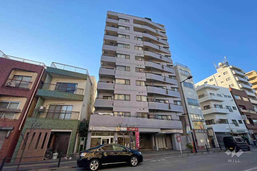 ウィン南千住エクシオンの外観（南東側から）