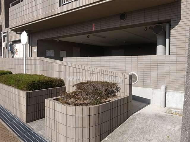 屋内にある駐輪場