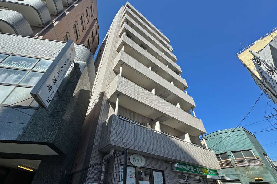 サンアヴェニュー町屋の外観（南東側から）