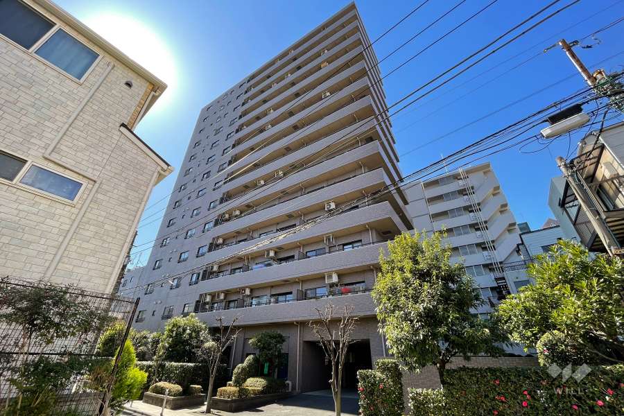 シーアイマンション日暮里の外観（北東側から）