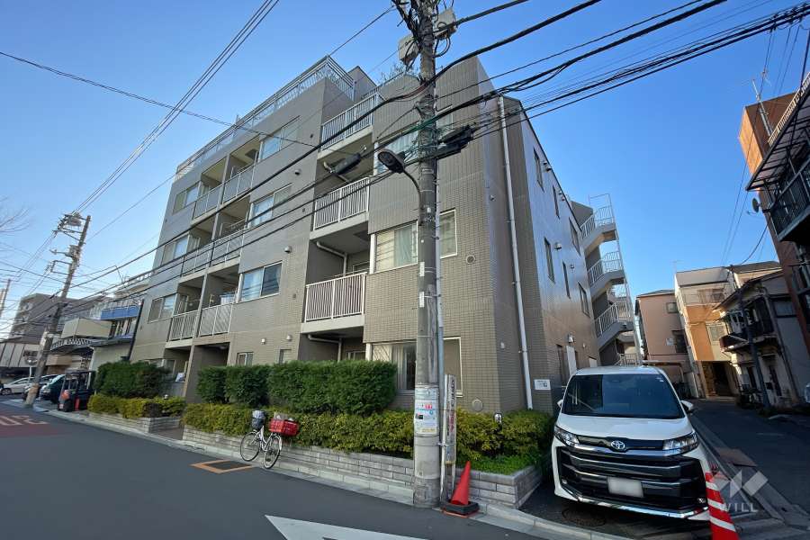 グランデール三ノ輪の外観（北東側から）