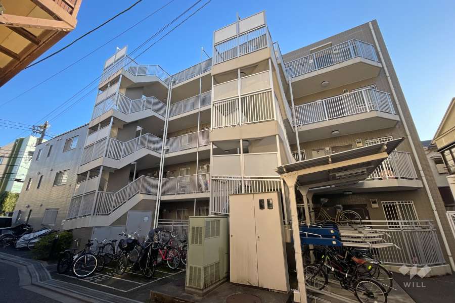 グランデール三ノ輪の外観（北西側から）