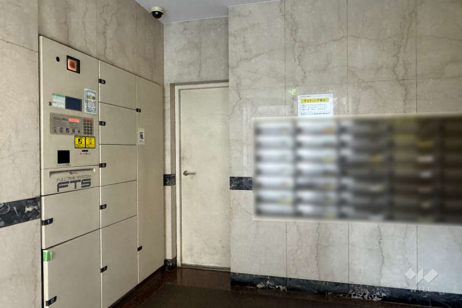 共用ポストと宅配ボックス