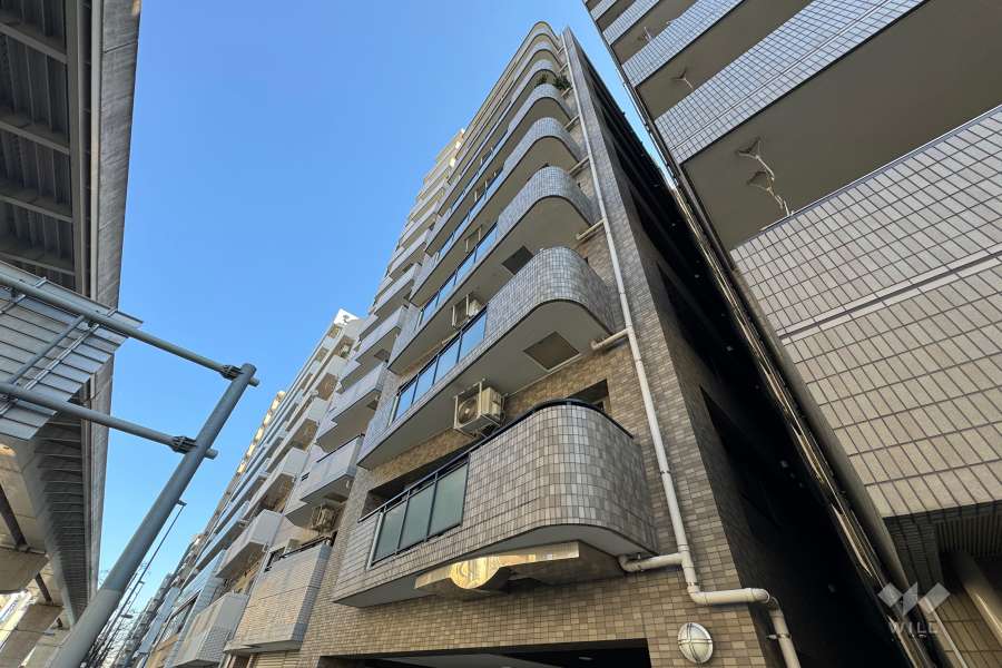 グリーンパーク西日暮里の外観（南西側から）