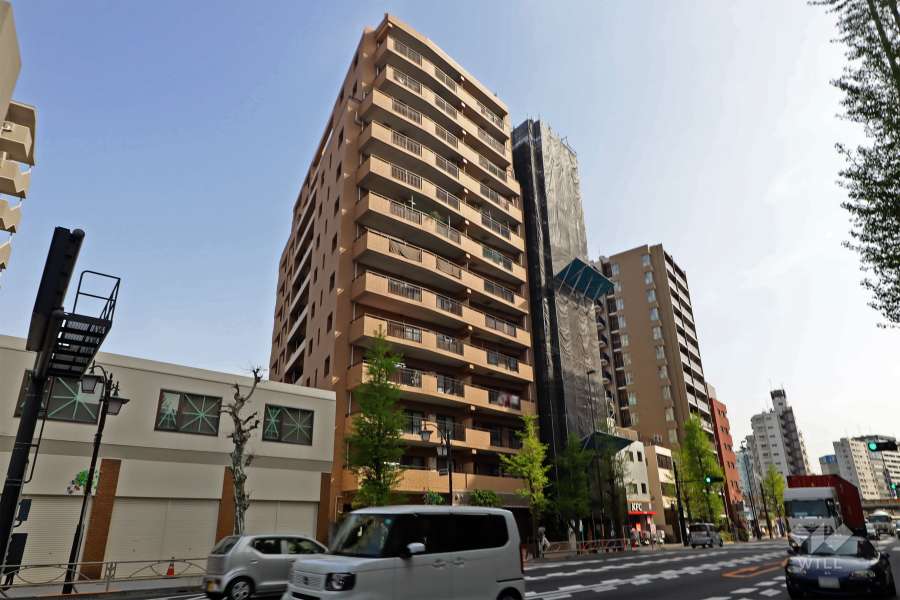 セザール第三三ノ輪の外観（北西側から）
