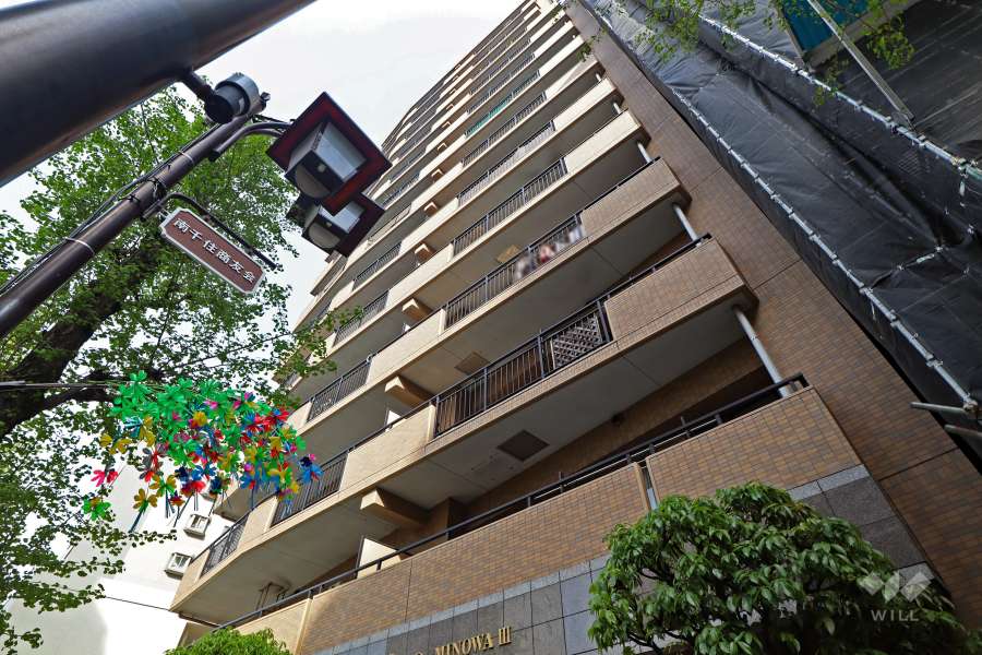 セザール第三三ノ輪の外観（南西側から）