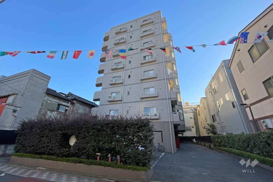 グランハイム町屋の外観（北西側から）