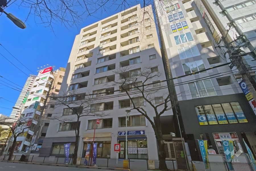 アピス日暮里の外観（南東側から）
