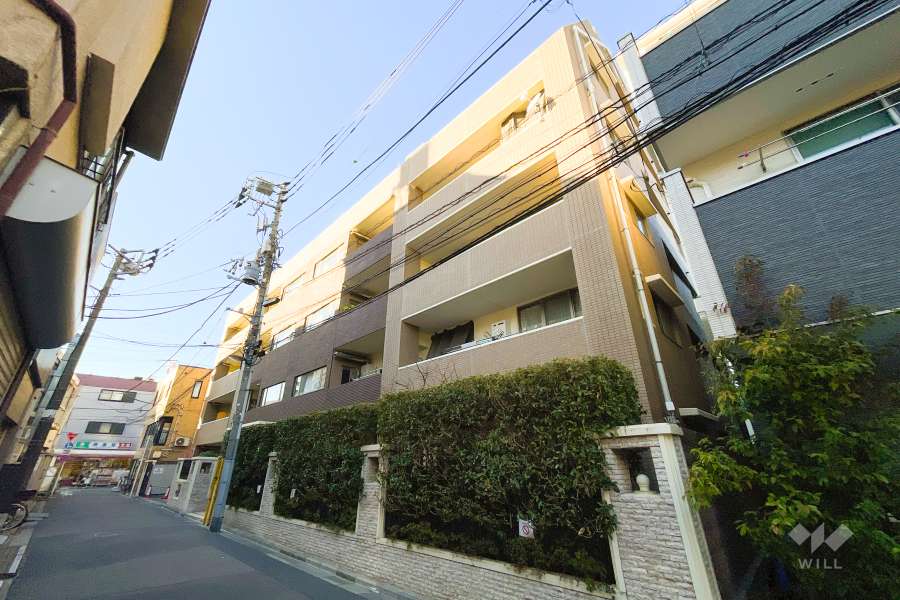 ユニーブル田端の外観（南東側から）