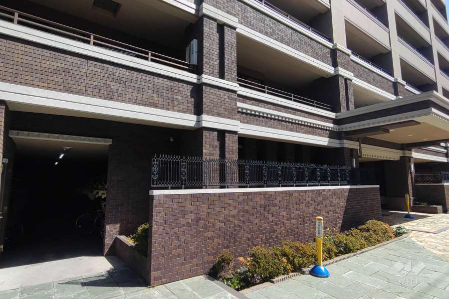 駐輪場の出入り口