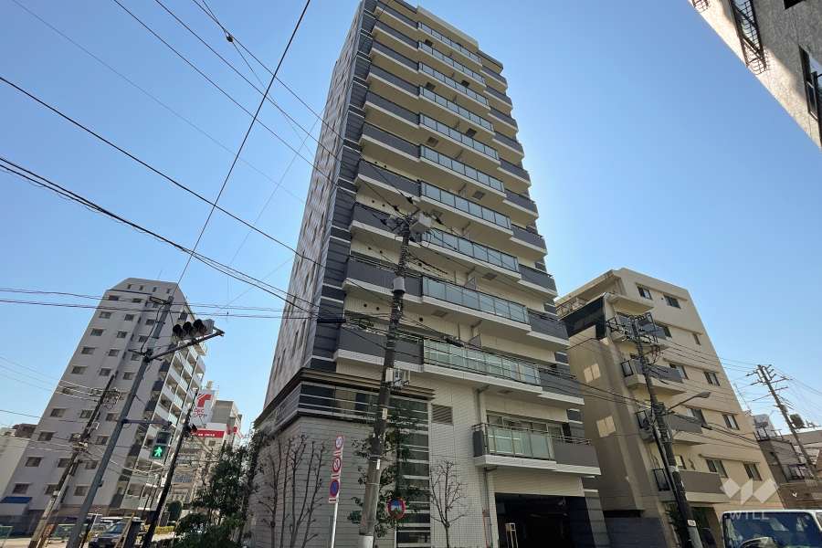 ライオンズ鶯谷マークスフォートの外観（北西側から）