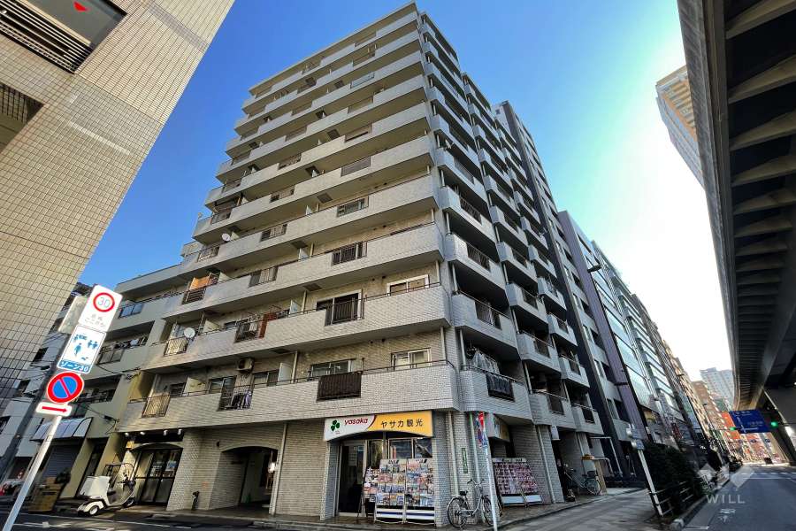 ＧＳハイム日暮里の外観（南西側から）