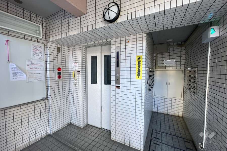 エレベーターと共用ポスト