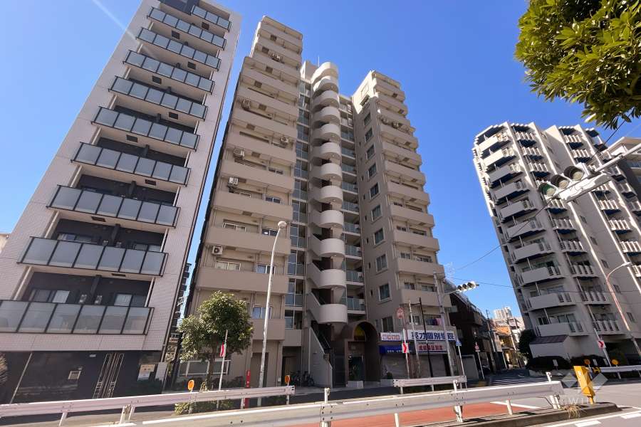 SSKグリーンパーク三ノ輪の外観（北東側から）