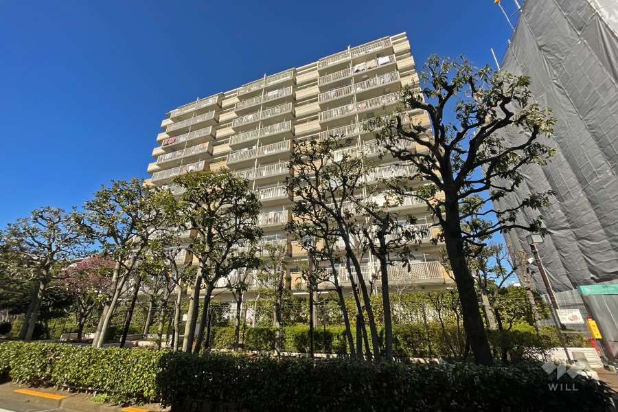 グリーンパーク上中里の外観（南東側から）