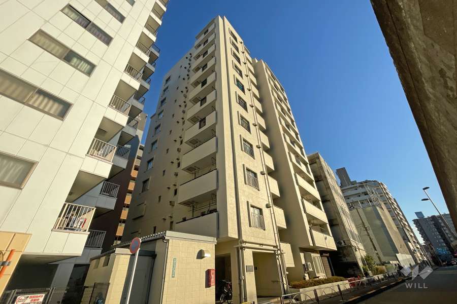 メイゾン南千住の外観（北西側から）